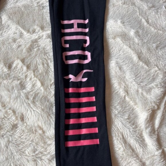 Hollister Ladies Black Leggings Yoga Comfy Stretch Workout Pants Size Small - Picture 2 of 11